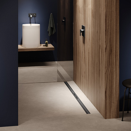 Душевой лоток Tece TECEdrainprofile 671001 100 черный хром