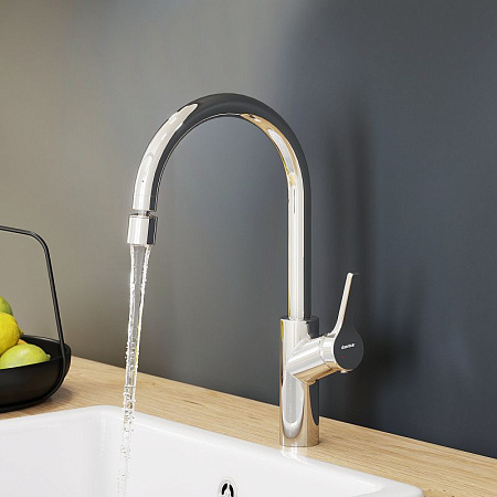 Смеситель Damixa Eclipse 310722000 для кухонной мойки, хром