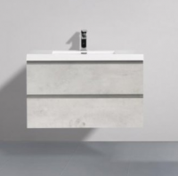 Тумба с раковиной BelBagno Luce LUCE-900-2C-SO-ST Stucco Cemento Leggero