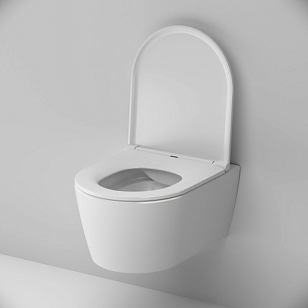 Унитаз подвесной Am.Pm Func C8F1700MWSC микролифт, белый матовый