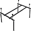 Каркас для ванны Aquanet Seed 00216500 100x70 - фото 1