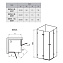 Душевой уголок Ravak Brilliant BSRV4-100 1UVAAA00Z1 Transparent, хром - фото 2