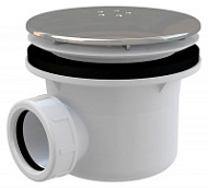 Сифон для поддона AlcaPlast A49K Mat хром матовый