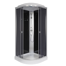 Душевая кабина Niagara Eco 45011453 90x90x215 стекло мозаика/профиль серебро