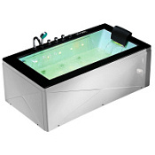 Акриловая ванна Gemy G9258 с гидромассажем