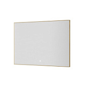 Зеркало Armadi Art Modern 543-100-G 100х70 с подсветкой, золото