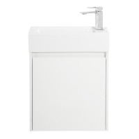 Тумба с раковиной BelBagno Kraft Mini KRAFT MINI-500/260-1A-SO-BO-L 45 bianco opaco