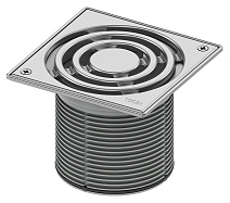 Решетка Tece TECEdrainpoint S 3660010 с монтажным элементом и фиксаторами