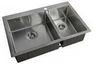 Мойка кухонная Zorg Light ZL R 780-2-510-L нержавеющая сталь