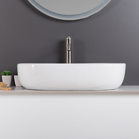 Раковина накладная BelBagno BB1084 41.5x59.5x14 белый