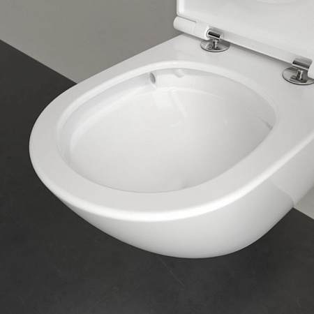 Унитаз подвесной Villeroy & Boch Subway 3.0 4670T901 безободковый, с микролифтом, alpin
