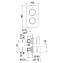 Смеситель для ванны Webert One-B NB860101741 белый - фото 2
