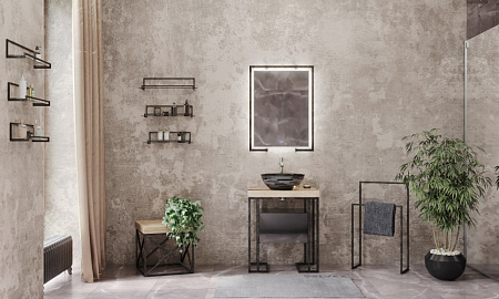 Полотенцедержатель Velvex Raval 45 black