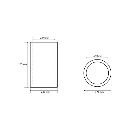 Стакан Bemeta Gamma 145611320 черный