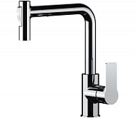 Смеситель Remer Energy EY81M для кухонной мойки, с вытяжным изливом, хром