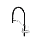 Смеситель для кухонной мойки Sancos Orta SC4008CH хром/черный