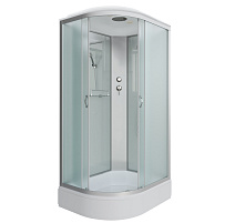 Душевая кабина Niagara Classic NG-33394-14R 130x90x215 стекло матовое/профиль серебро
