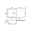 Кухонная мойка Omoikiri Sakaime 100-BE 50x100x20 ваниль - фото 2
