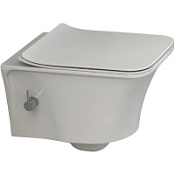 Унитаз подвесной Boheme Mirage 965-2 с функцией биде, белый