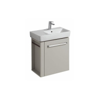 Тумба с раковиной Geberit Renova Compact 862266000 65 светло-серый