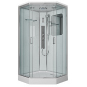 Душевая кабина Niagara Premium NG-6002-01GD 100x100x220 стекло прозрачное/профиль хром