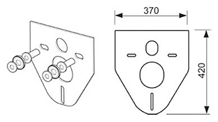 Панель шумоизоляционная Tece 9200010