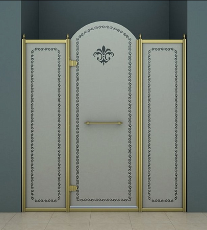 Душевая дверь в нишу Cezares Retro B 13 130 PP Br L/R