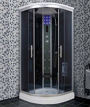 Душевая кабина Timo Standart T-1101 100x100x220 тонированное стекло/хром матовый