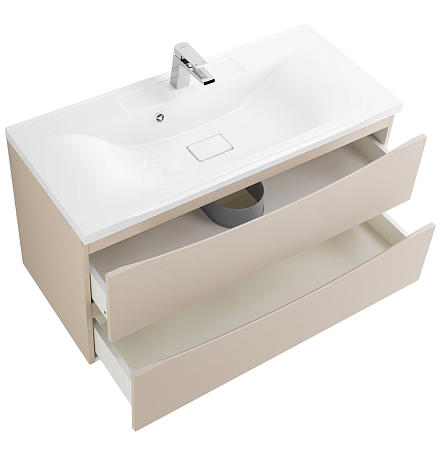 Тумба с раковиной BelBagno Marino MARINO-1000-2C-SO-CO-P 100 crema opaco