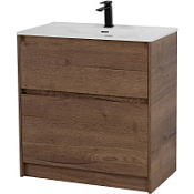 Тумба с раковиной BelBagno Kraft KRAFT-1000-2C-PIA-RT 100 напольная Rovere Tabacco