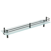 Полка c галереей Migliore Fortis 31767 черный матовый