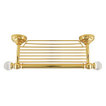 Полка Migliore Cristalia 16840 золото/swarovski