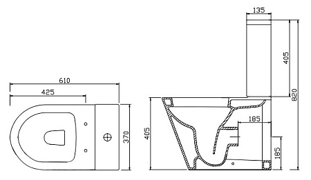Бачок для унитаза BelBagno Flay BB0151T