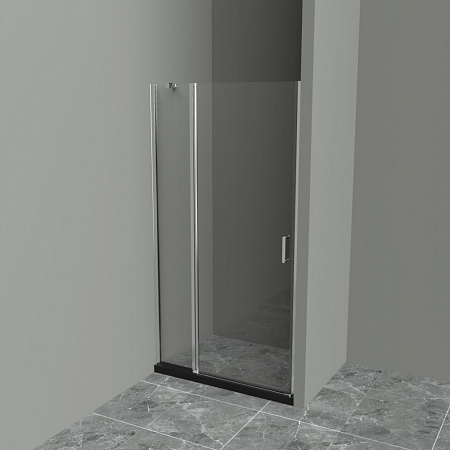 Душевая дверь в нишу BelBagno Uno UNO-B-12-30+60-C-Cr прозрачное стекло