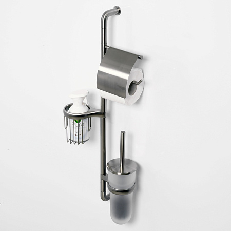 Стойка WasserKRAFT Ammer K-1448 настенная, матовый хром