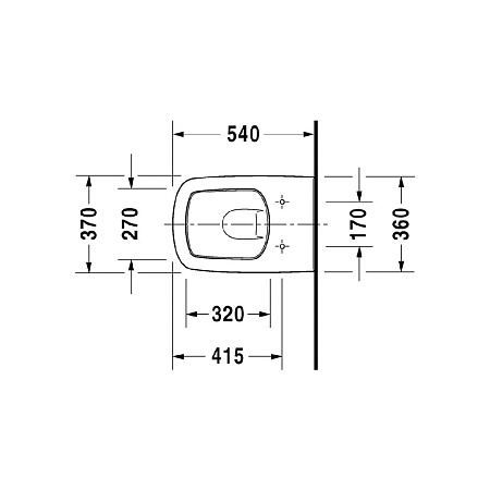 Унитаз подвесной Duravit DuraStyle 2552090000