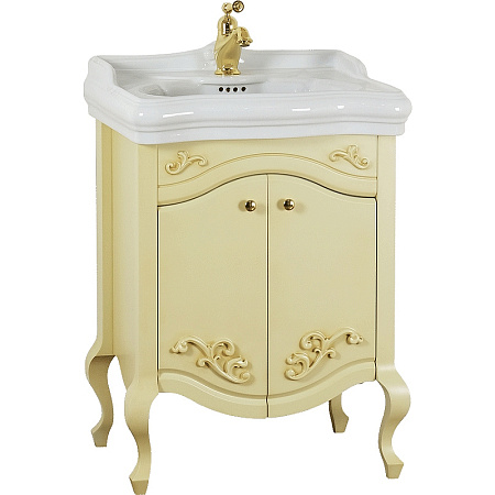 Тумба под раковину Migliore Impero 25966 60 2 двери, decape sabbia