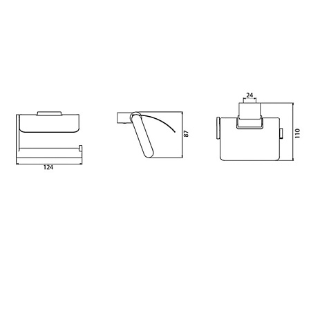Держатель туалетной бумаги Emco System 2 33500 001 06