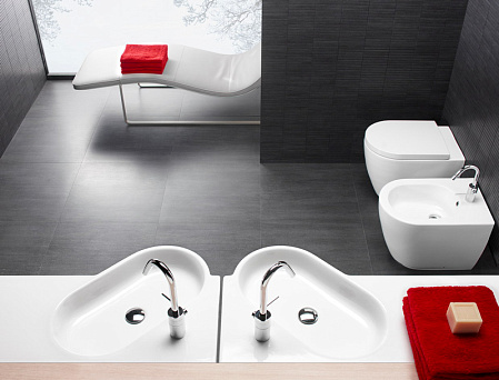 Раковина Hatria Area YVB0 90 L угловая