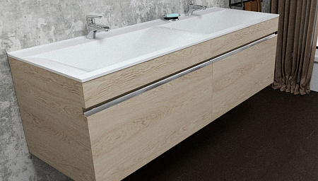 Тумба для комплекта Velvex Pulsus 140 дуб сонома