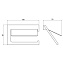 Бумагодержатель Timo Petruma 15242/17 золото матовое - фото 2