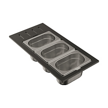 Контейнер Omoikiri DC-02-3-IN нержавеющая сталь