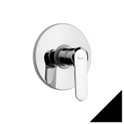 Смеситель Emmevi Nefer 77009NEO для душа, черный матовый