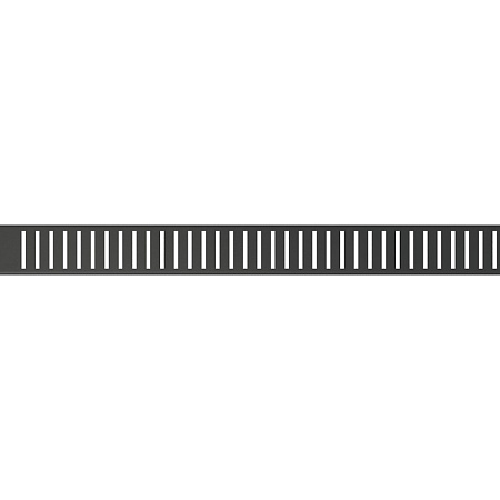 Решетка AlcaPlast PURE-300BLACK черный матовый