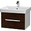 Тумба с раковиной Dreja Q uno 60 венге - фото 1