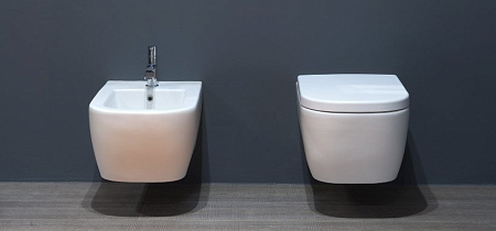 Унитаз подвесной Antonio Lupi Komodo с сиденьем микролифт, белый глянцевый