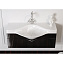 Тумба под раковину Aqwella 5 stars Broadway Brw.01.10/001/BLK 110, 1 ящик, черная - фото 3