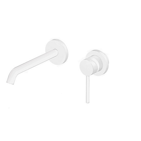 Смеситель Gattoni Circle Two 9137/91BO для раковины, белый матовый