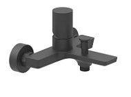 Смеситель AQG Tube 01TUB400NG для ванны, черный матовый