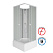 Душевая кабина Niagara Promo P90/26Q/MT/BK 90x90x195 L/R стекло матовое/профиль белый
